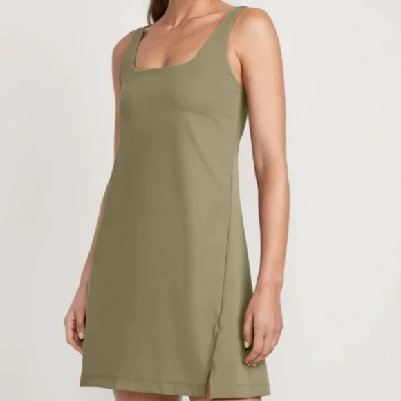 Old Navy PowerSoft Athletic Dress Women Plus Size Green XXL TALL BNWT - Picture 1 of 10